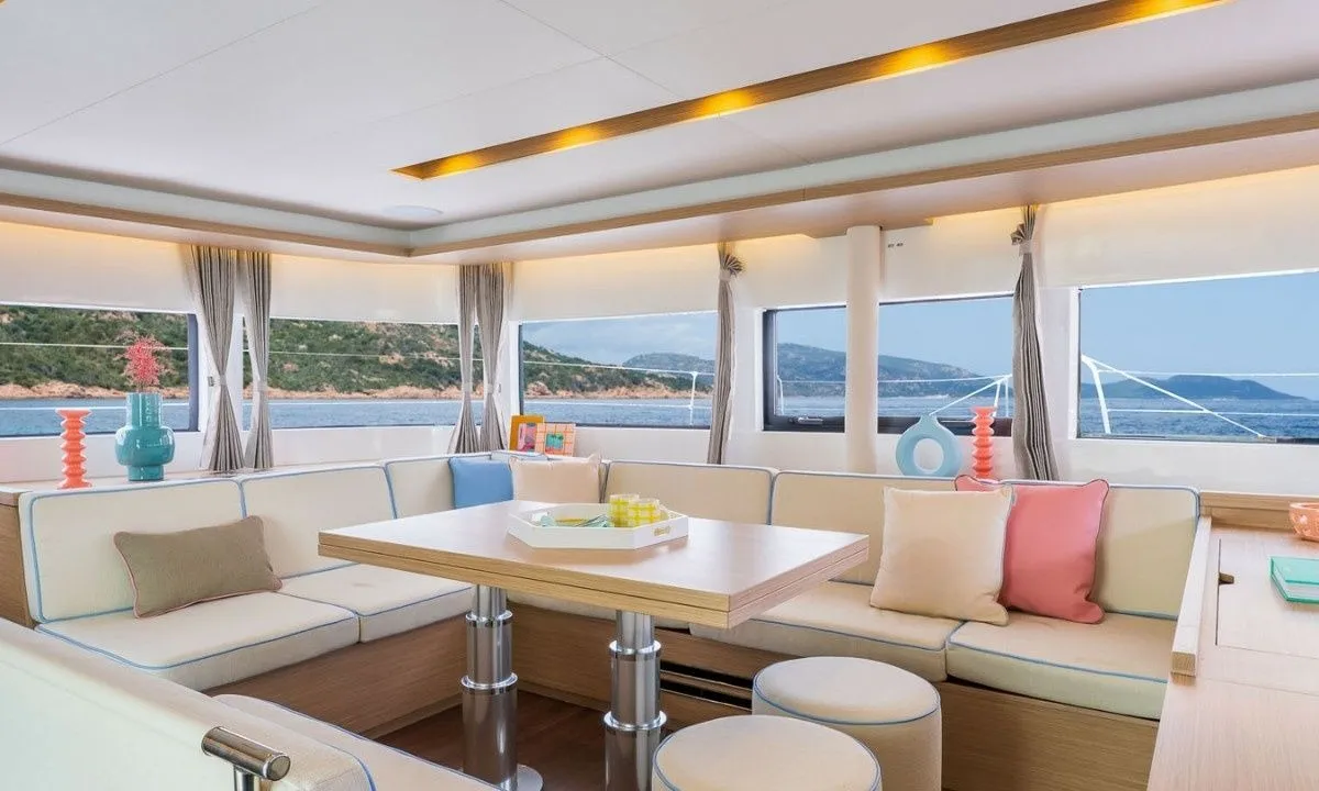 Elysium, a Lagoon 51 catamaran at Seget Donji, Croatia