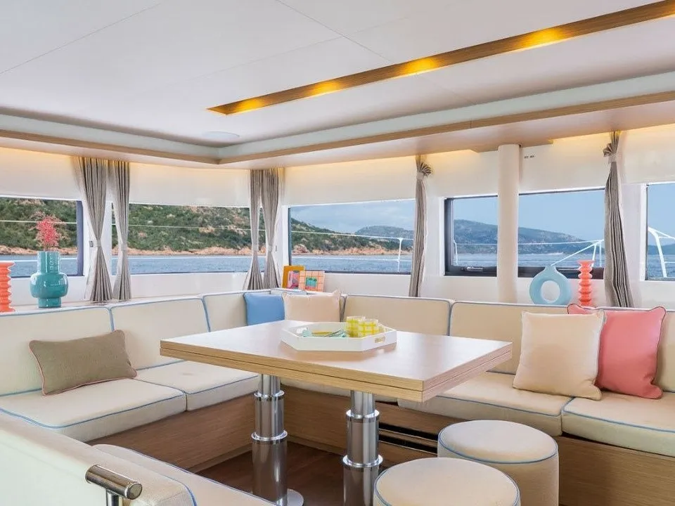 Elysium, a Lagoon 51 catamaran at Seget Donji, Croatia