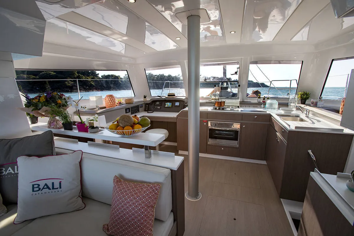 Blue Spirit, a Bali Catspace catamaran at Municipal Unit of Lefkada, Greece