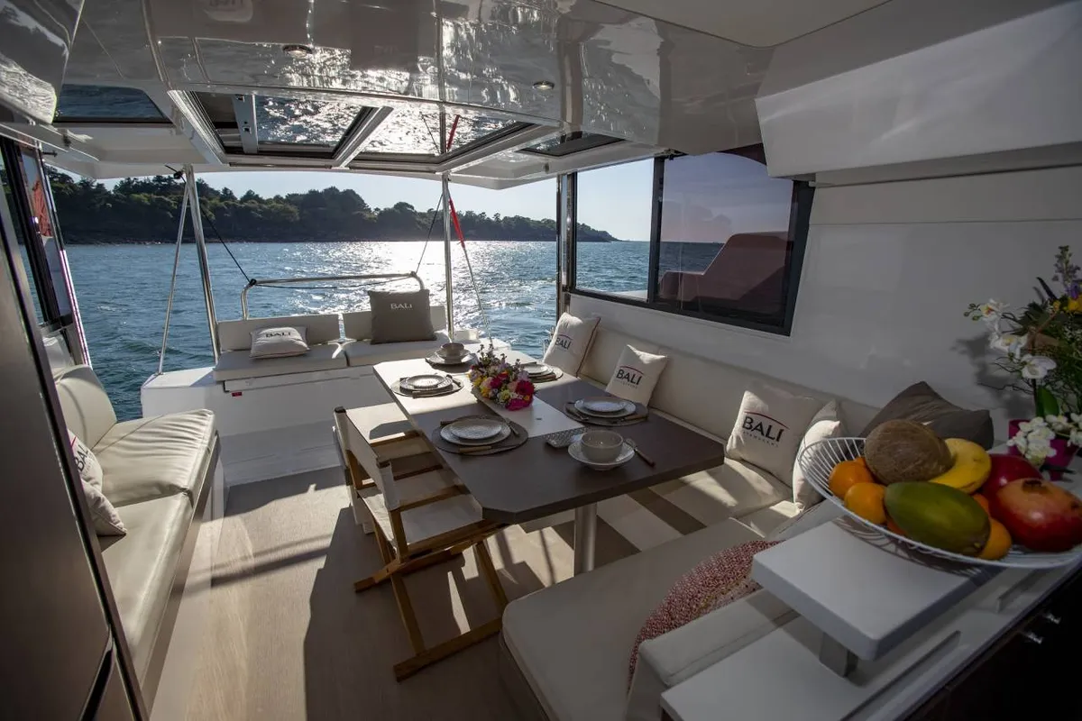 Blue Spirit, a Bali Catspace catamaran at Municipal Unit of Lefkada, Greece