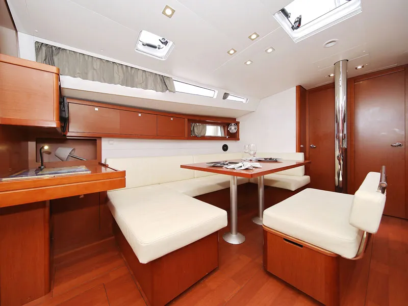 Salon of San Clemente, a Beneteau Oceanis 48 sailboat at Sukošan, Croatia