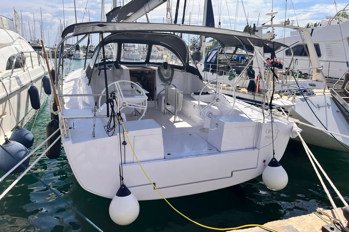 UNITY, a Elan Impression 43 sailboat at Municipality of Kalamata, Greece