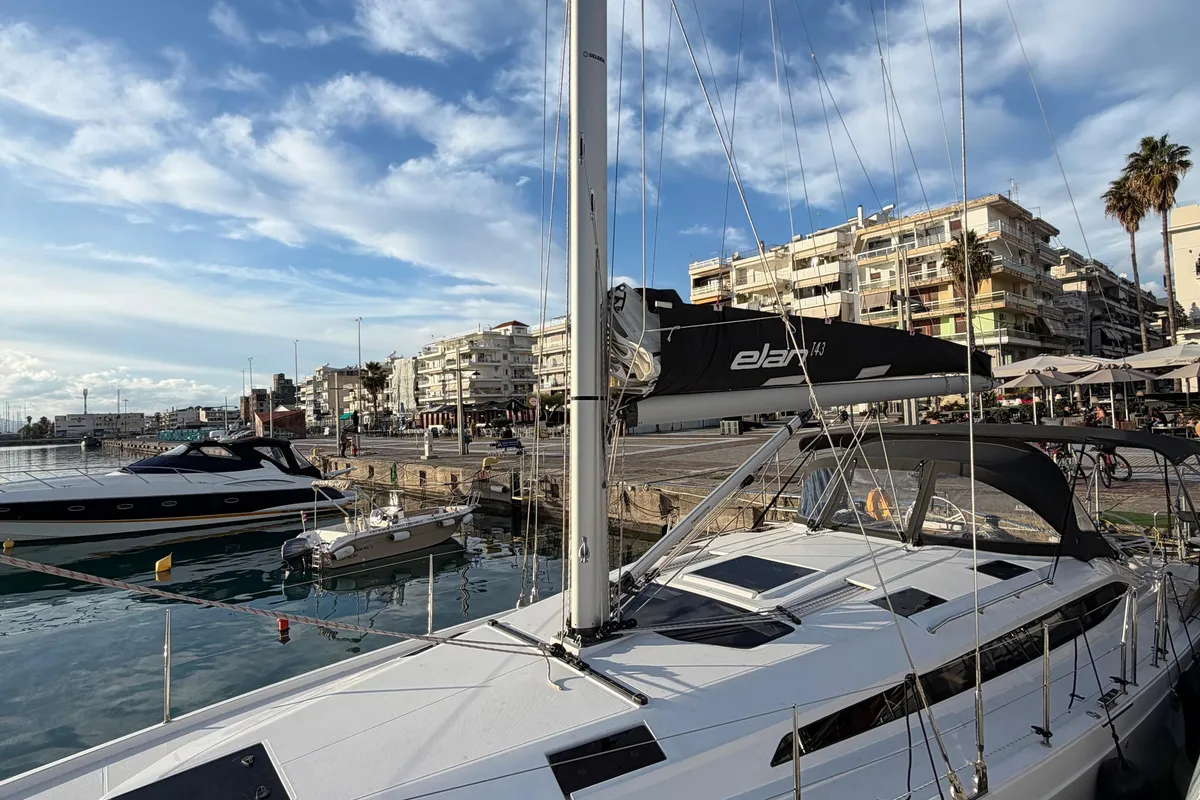 Cabin on UNITY, a Elan Impression 43 sailboat at Municipality of Kalamata, Greece