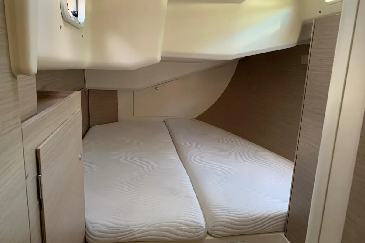 Cabin on Zoe, a Hanse 458 sailboat at Municipal Unit of Ellomenos, Greece