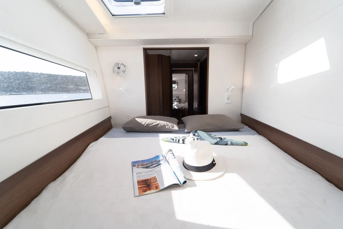 Cabin on Sevgi, a Lagoon 40 catamaran at Grad Šibenik, Croatia