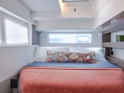 Cabin on Moorings 4200/3 Exclusive Plus, a Leopard 42 catamaran at Road Town, British Virgin Islands