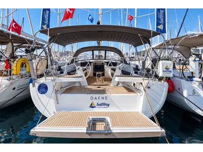 Dafne, a Hanse 418 sailboat at Marmaris, Turkey