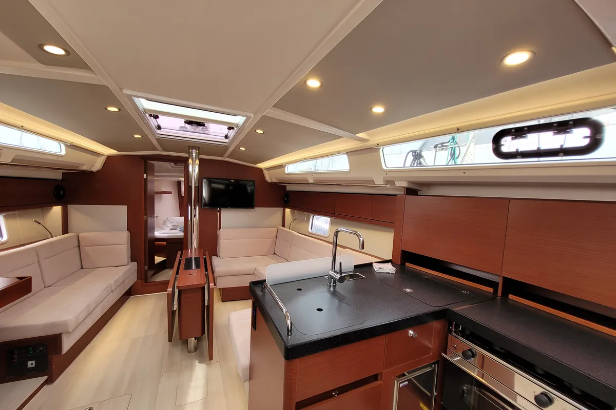 Hanse 418, a sailboat at Lavrion, Greece