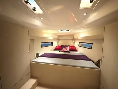 Cabin on Olivia, a Bavaria C38 sailboat at Municipal Unit of Palairos, Greece