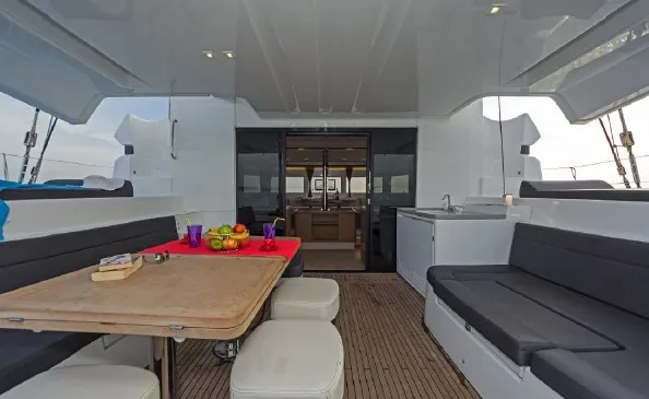 Aqua Star, a Lagoon 50 catamaran at Municipal Unit of Lefkada, Greece