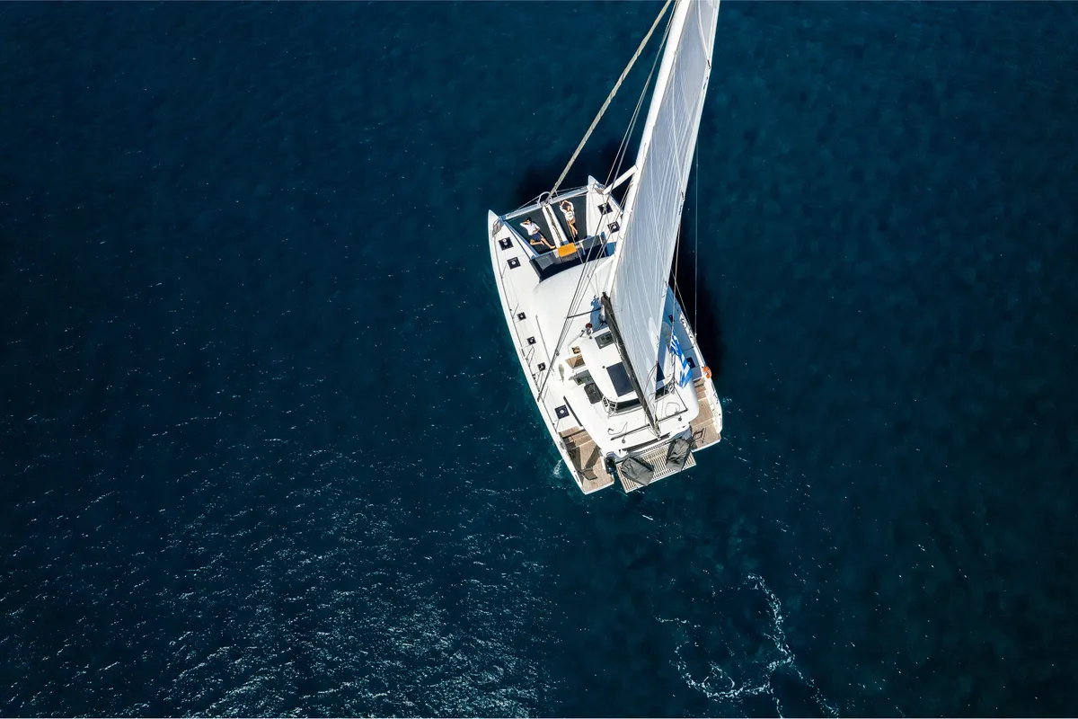 Aqua Star, a Lagoon 50 catamaran at Municipal Unit of Lefkada, Greece