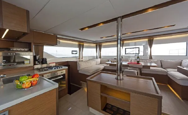 Aqua Star, a Lagoon 50 catamaran at Municipal Unit of Lefkada, Greece