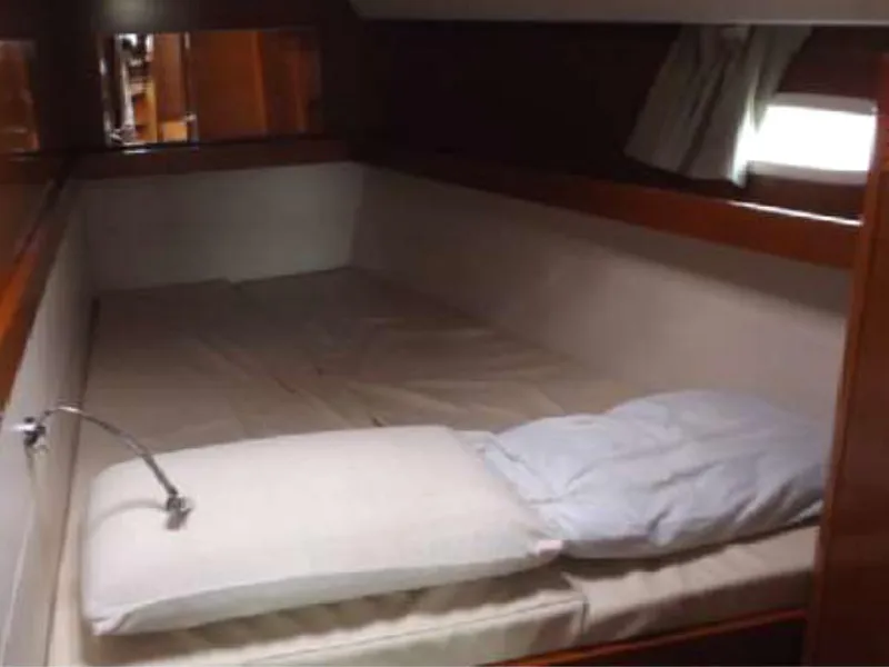 Cabin on In Compliance, a Beneteau Oceanis 50 Family sailboat at Kalkara, Malta