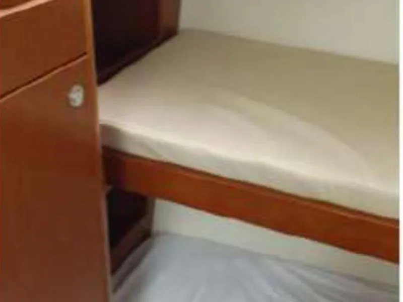 Cabin on In Compliance, a Beneteau Oceanis 50 Family sailboat at Kalkara, Malta