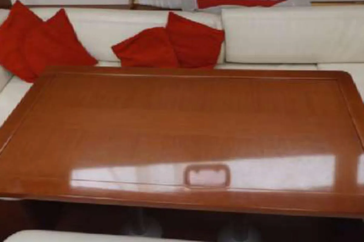 Salon of In Compliance, a Beneteau Oceanis 50 Family sailboat at Kalkara, Malta