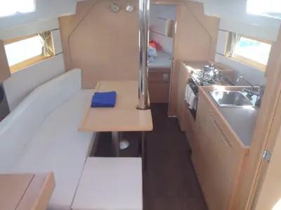 Salon of GALA, a Beneteau Oceanis 35 sailboat at Split, Croatia
