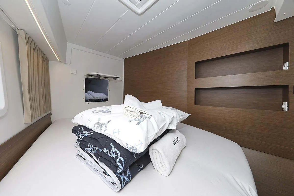 Cabin on Adriana 2, a Lagoon 42 catamaran at Grad Trogir, Croatia