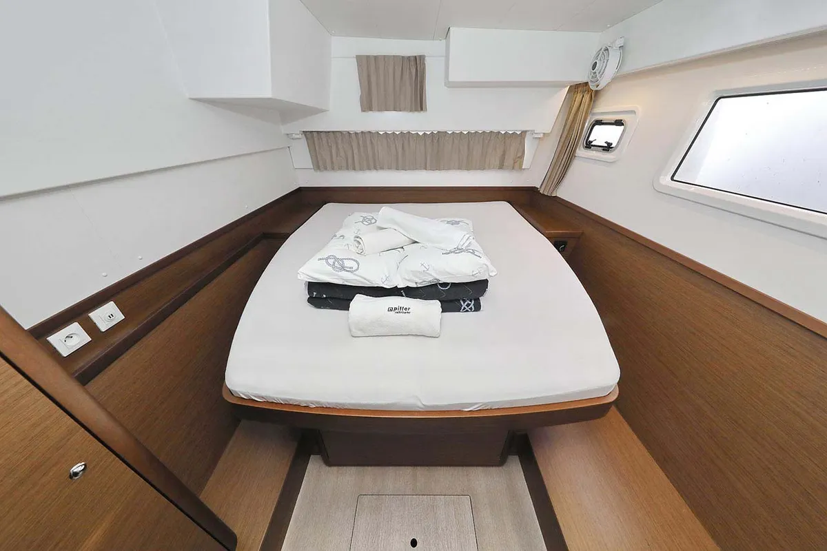 Cabin on Adriana 2, a Lagoon 42 catamaran at Grad Trogir, Croatia