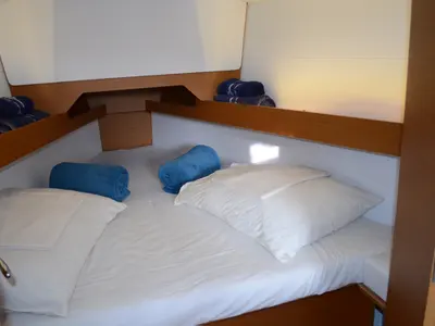 Cabin on Višnjica, a Jeanneau Sun Odyssey 349 sailboat at Grad Ploče, Croatia