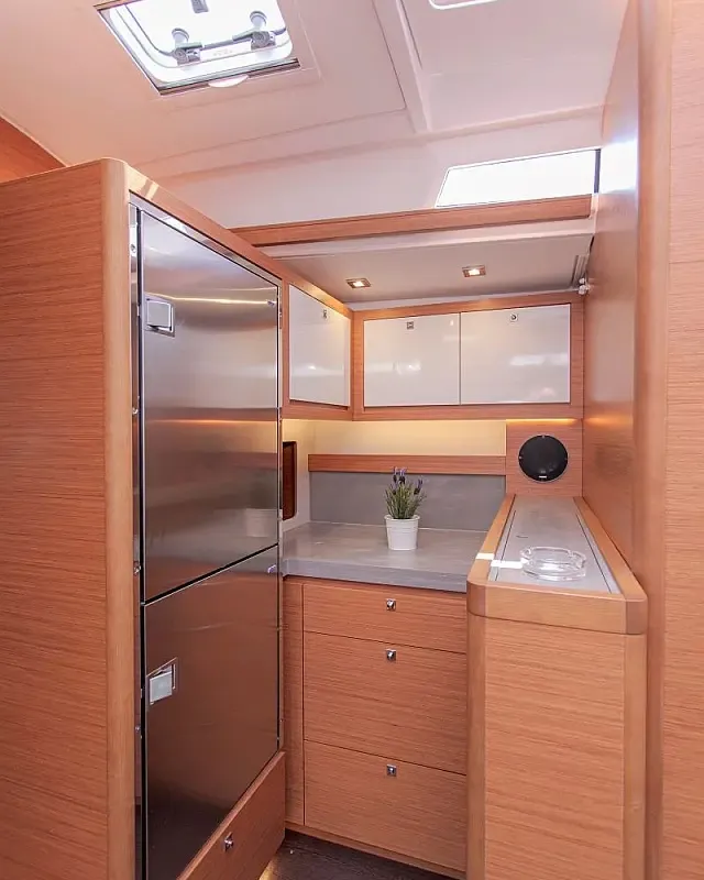Galley of Johanna, a Dufour 530 sailboat at Seget Donji, Croatia