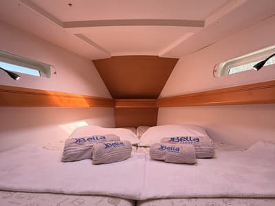 Galley of Classic, a Jeanneau Sun Odyssey 439 sailboat at Fethiye, Turkey