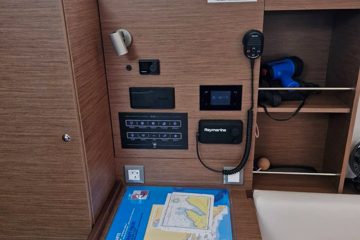 Agios, a Beneteau Oceanis 37.1 sailboat at Grad Pula, Croatia