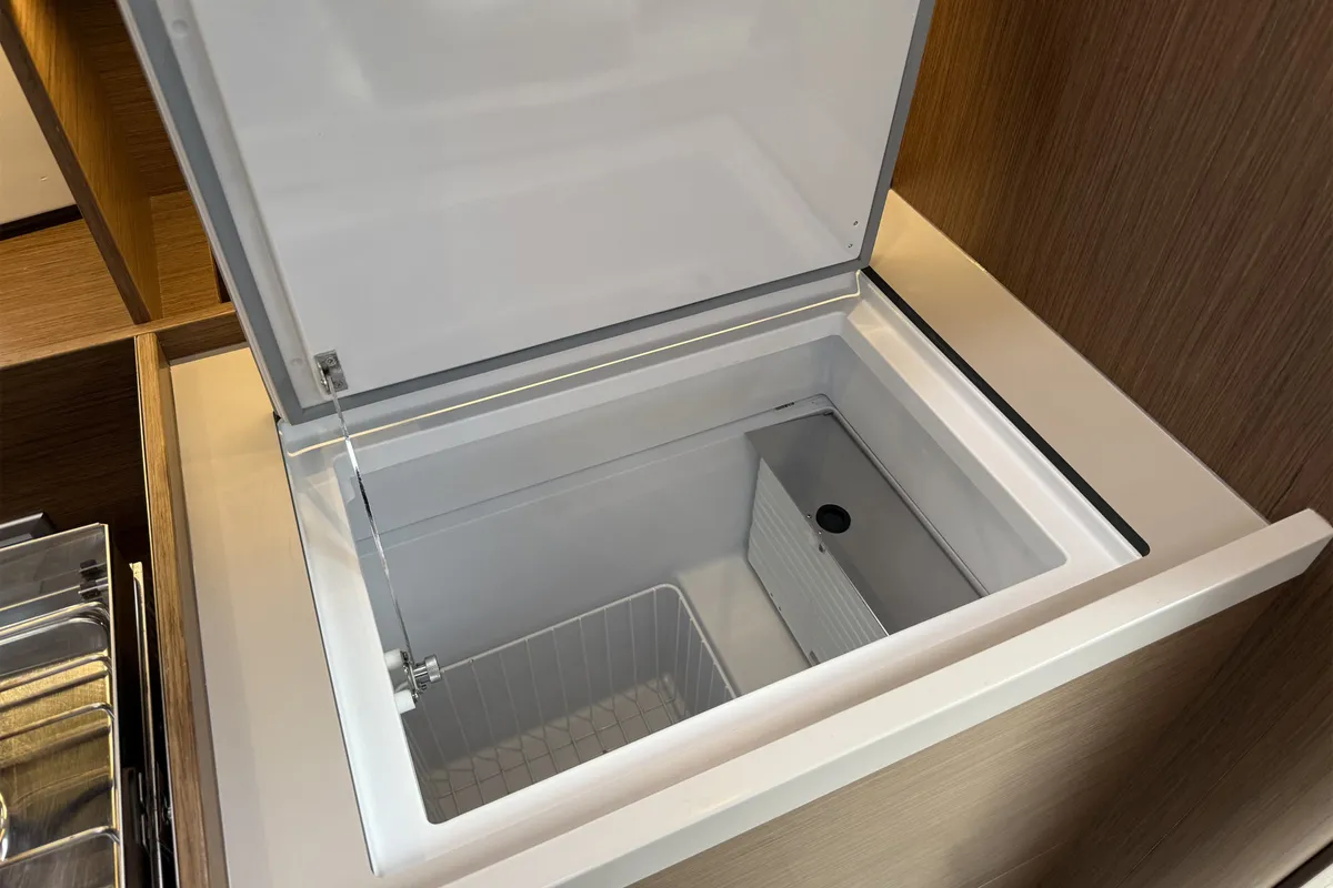 Galley of Agios, a Beneteau Oceanis 37.1 sailboat at Grad Pula, Croatia