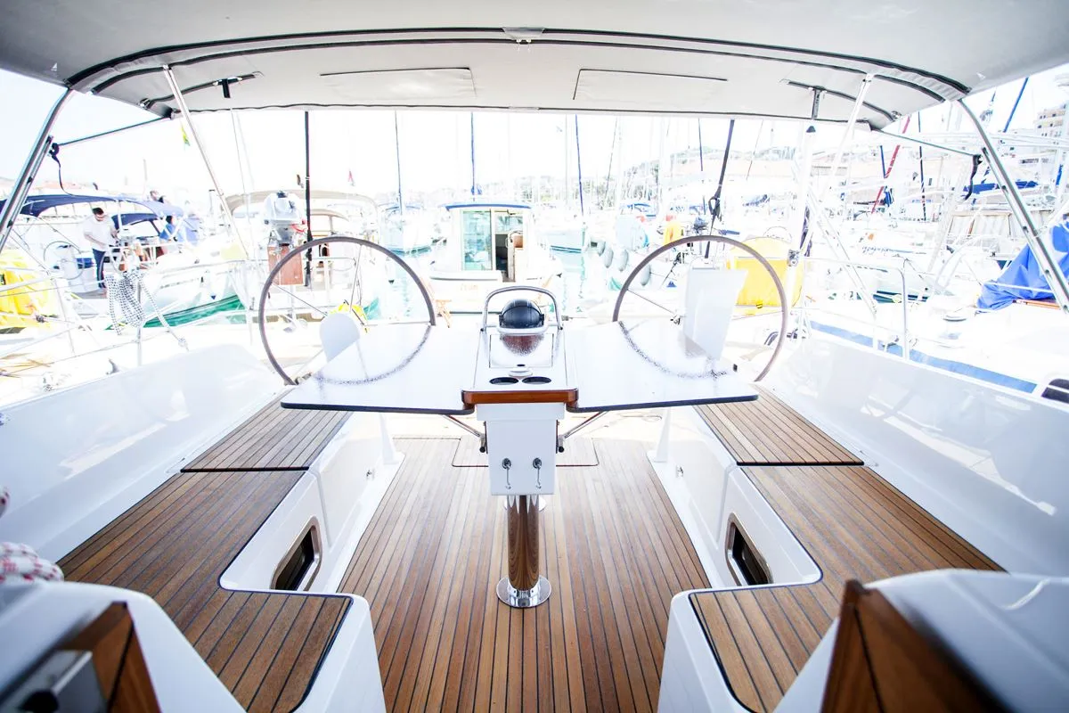 'njoy, a Bavaria Cruiser 46 sailboat at Dubrovnik, Croatia