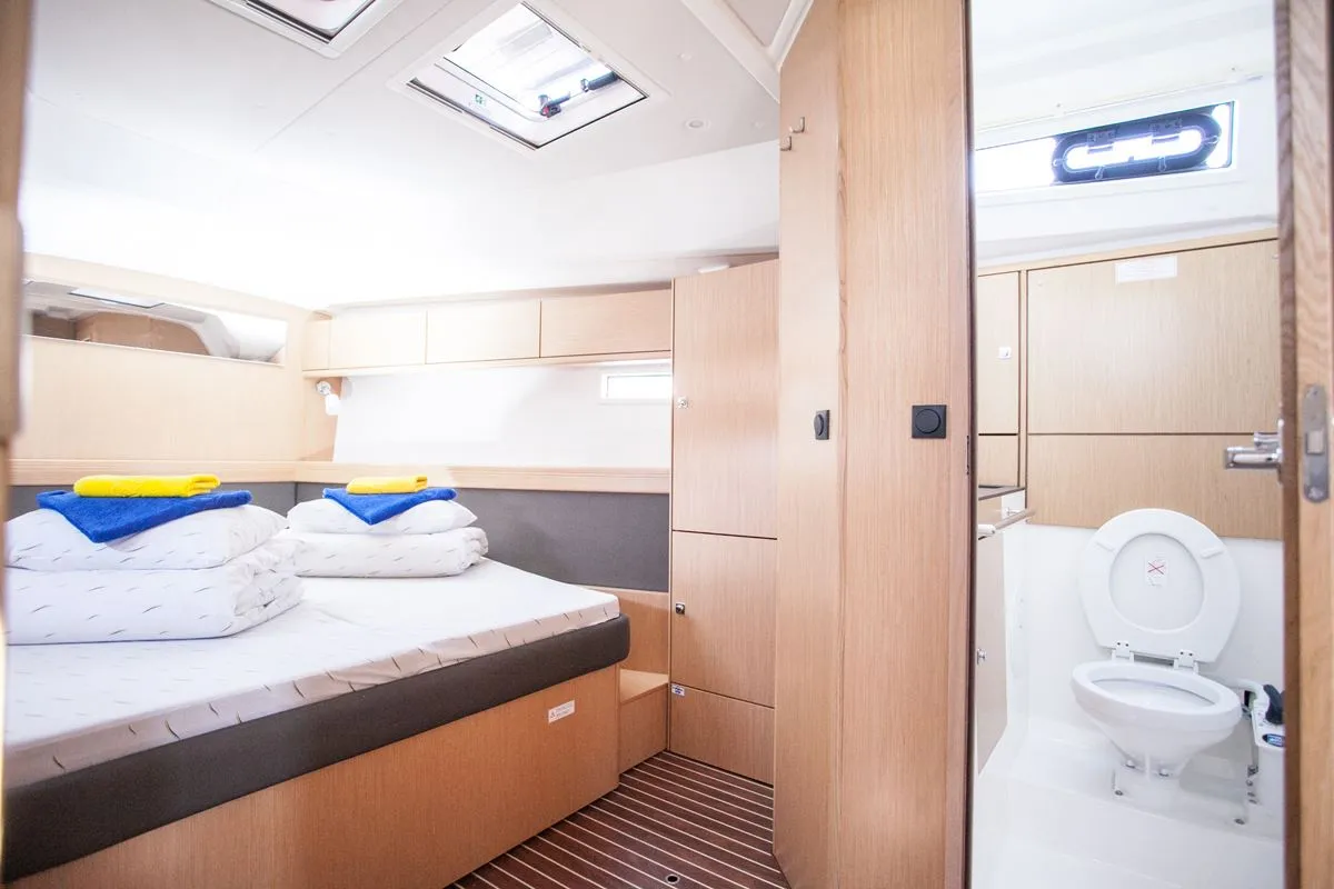 'njoy, a Bavaria Cruiser 46 sailboat at Dubrovnik, Croatia