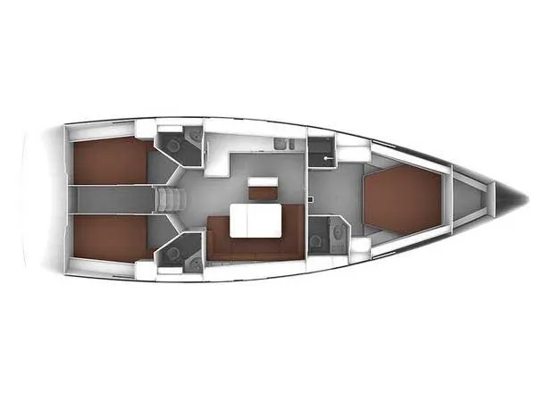 'njoy, a Bavaria Cruiser 46 sailboat at Dubrovnik, Croatia