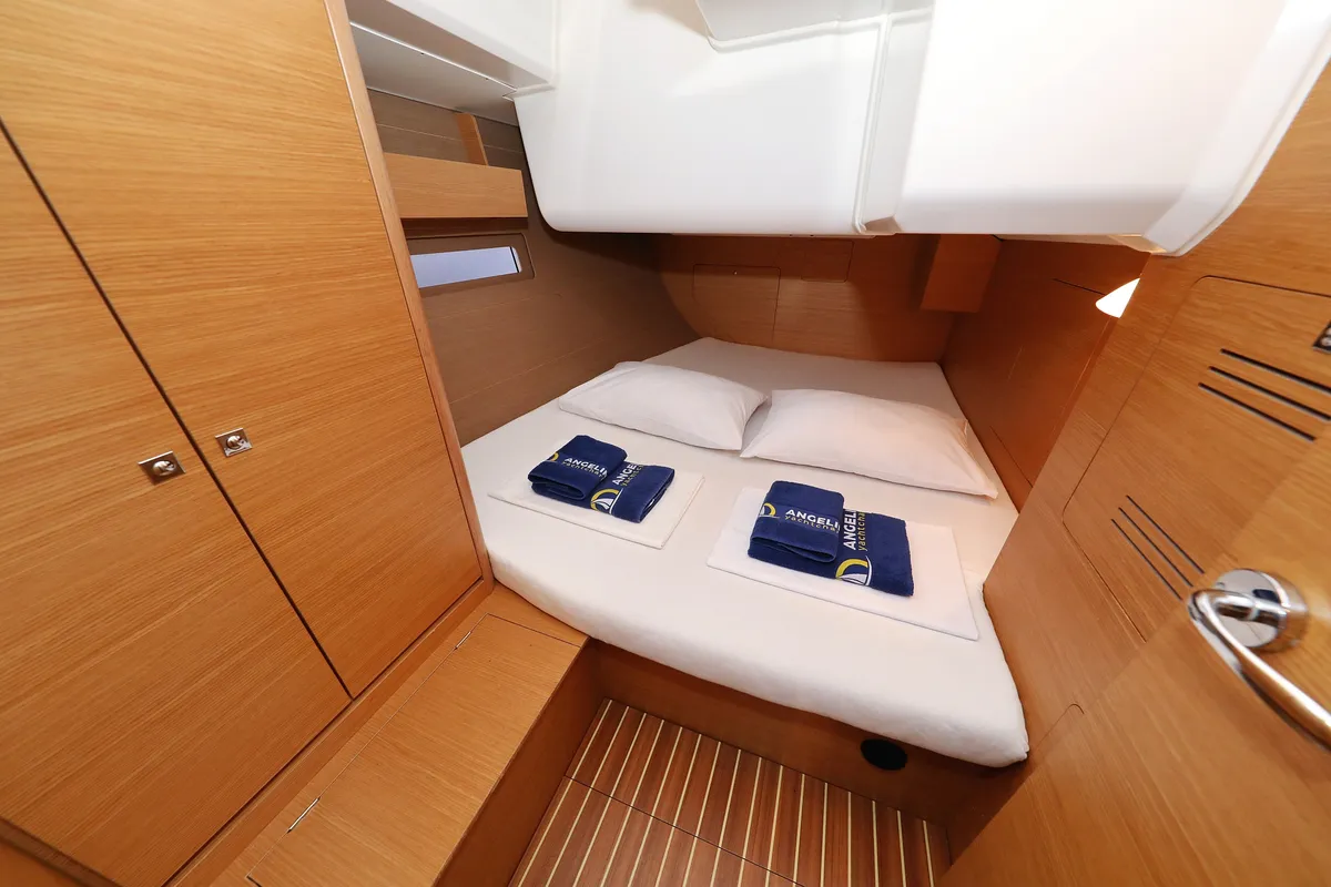 Cabin on Black Pearl, a Dufour 412 GL sailboat at Grad Biograd na Moru, Croatia