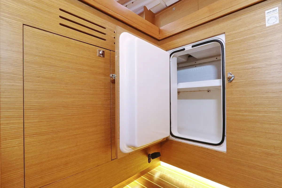 Galley of Black Pearl, a Dufour 412 GL sailboat at Grad Biograd na Moru, Croatia