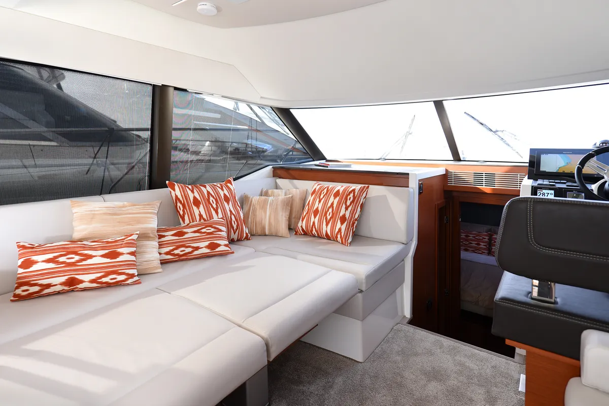 Salon of My Love II, a Prestige 42 Fly motorboat at Llucmajor, Spain
