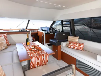 Salon of My Love II, a Prestige 42 Fly motorboat at Llucmajor, Spain