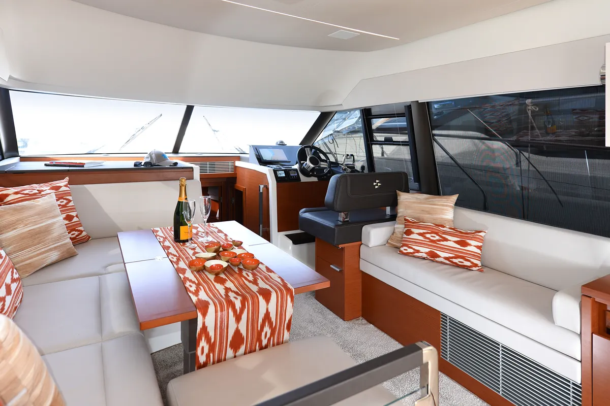 Salon of My Love II, a Prestige 42 Fly motorboat at Llucmajor, Spain