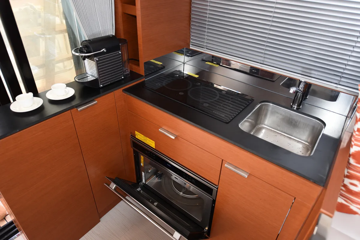 Galley of My Love II, a Prestige 42 Fly motorboat at Llucmajor, Spain