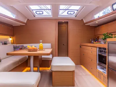 Wonder Planet, a Dufour 460 GL sailboat at Tonnarella, Italy