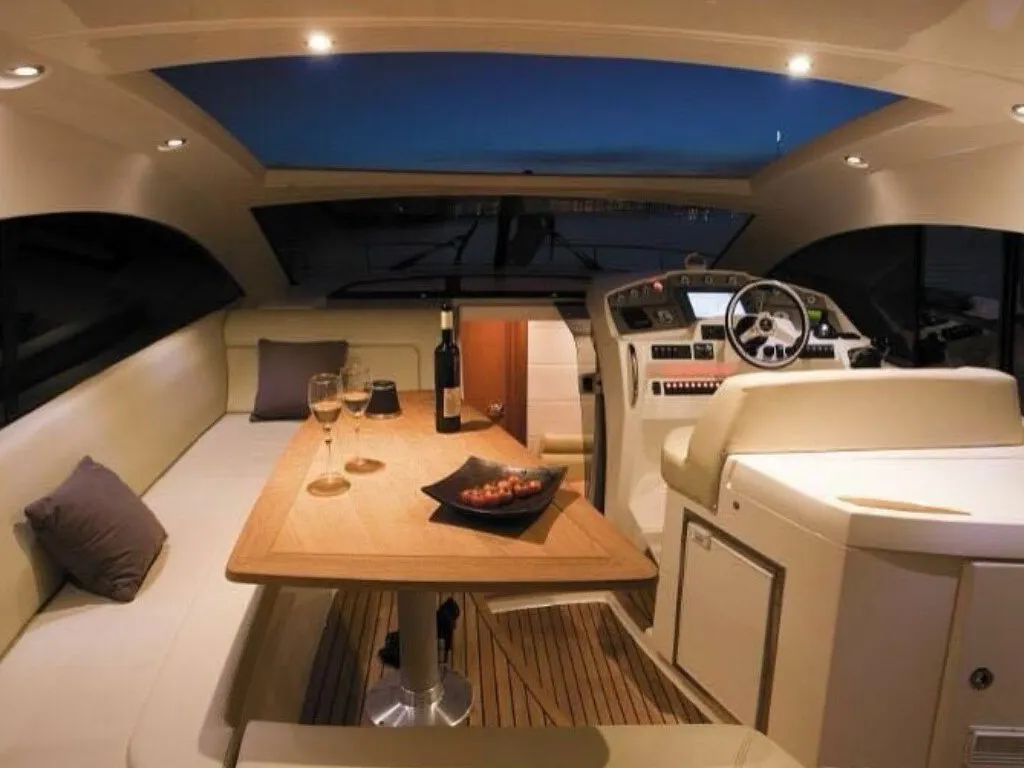 Mirage, a Prestige 42 motorboat at Pula, Italy
