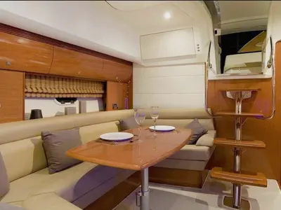 Mirage, a Prestige 42 motorboat at Pula, Italy
