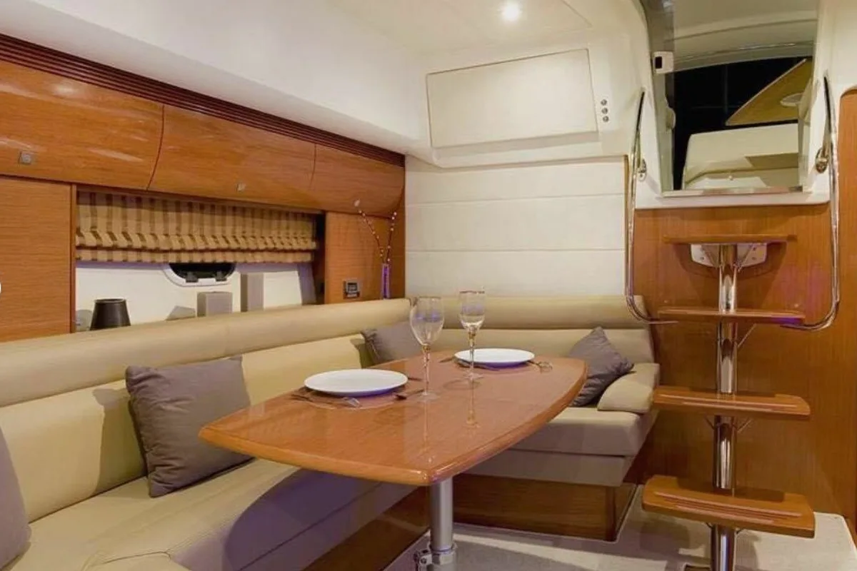 Mirage, a Prestige 42 motorboat at Pula, Italy