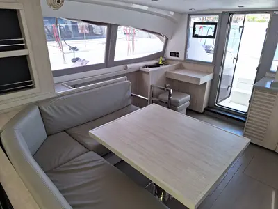 Bellambriana, a Leopard 40 catamaran at Tonnarella, Italy