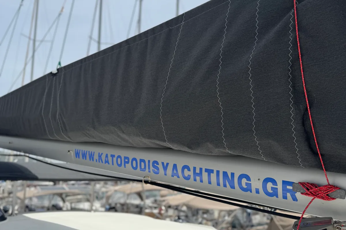 Artemis K, a Fountaine Pajot Belize 43 catamaran at Municipal Unit of Lefkada, Greece