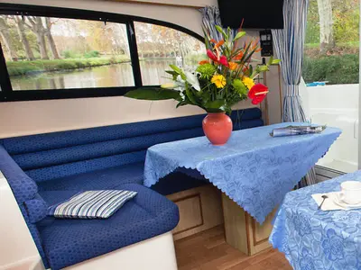 Salon of Elegance - Comfort 34, a Cygnet Elegance motorboat at Saint-Gilles, France