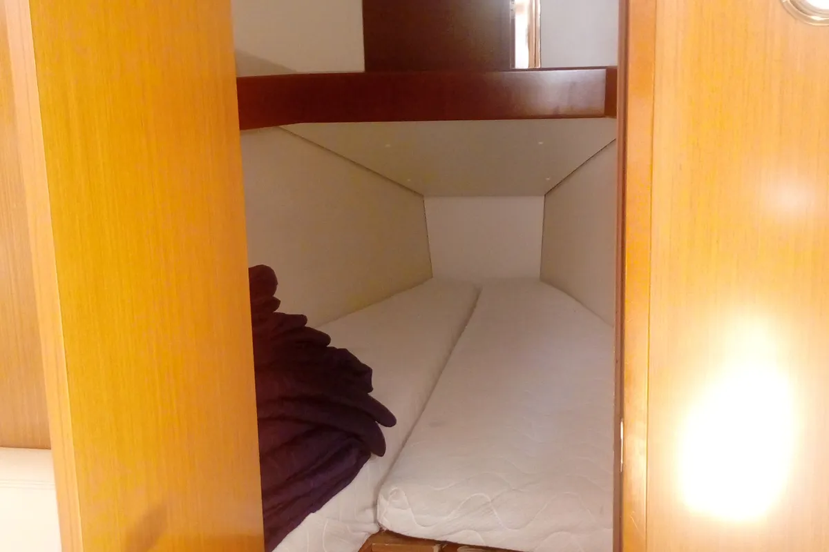 Cabin on Trizonia, a Beneteau Oceanis 31 sailboat at Municipal Unit of Lefkada, Greece