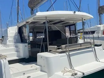 Pastel, a Bali 4.2 catamaran at Athens, Greece