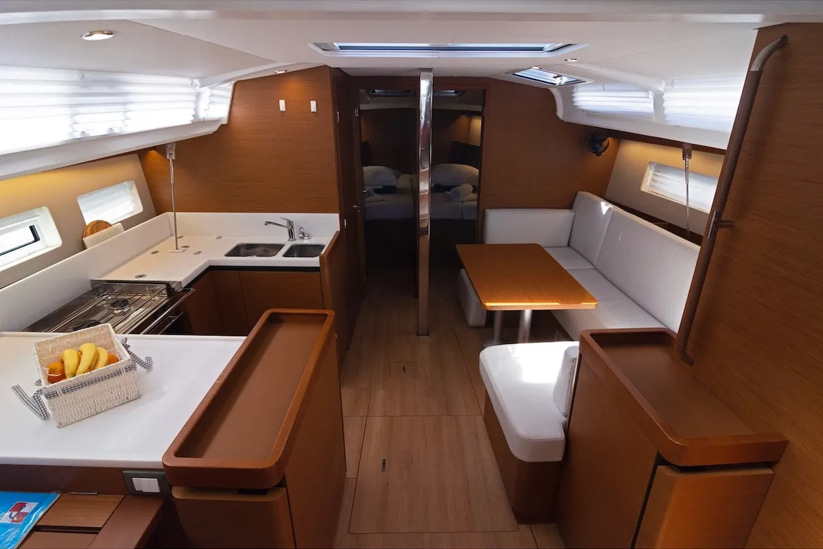 Sun Kiss, a Jeanneau Sun Odyssey 440 sailboat at Split, Croatia
