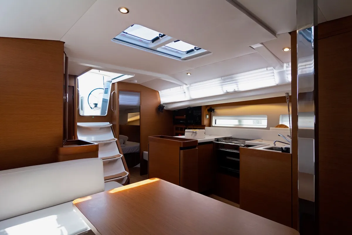 Sun Kiss, a Jeanneau Sun Odyssey 440 sailboat at Split, Croatia