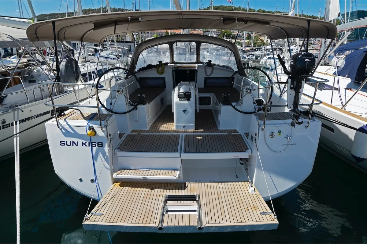 Sun Kiss, a Jeanneau Sun Odyssey 440 sailboat at Split, Croatia