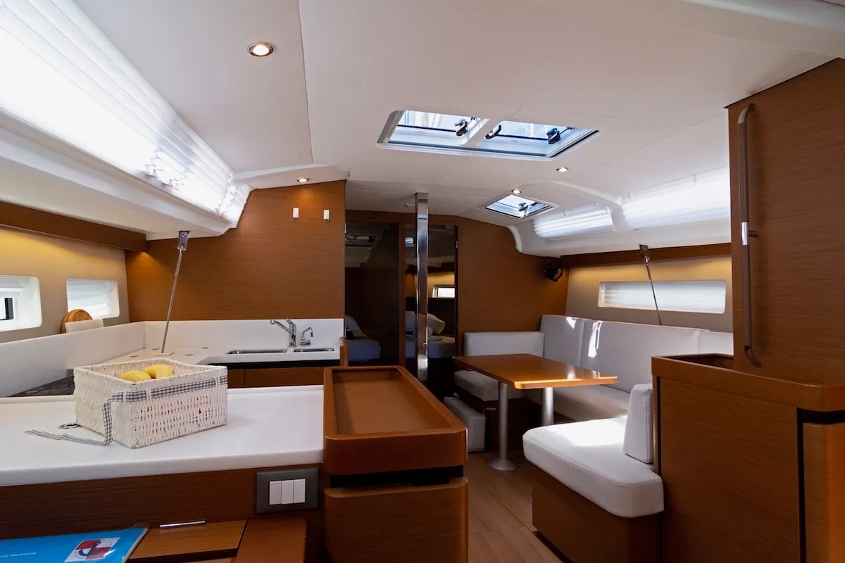 Sun Kiss, a Jeanneau Sun Odyssey 440 sailboat at Split, Croatia