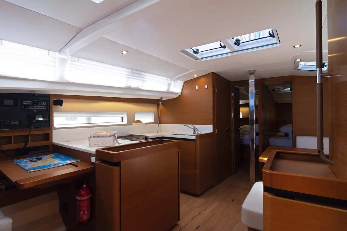 Sun Kiss, a Jeanneau Sun Odyssey 440 sailboat at Split, Croatia